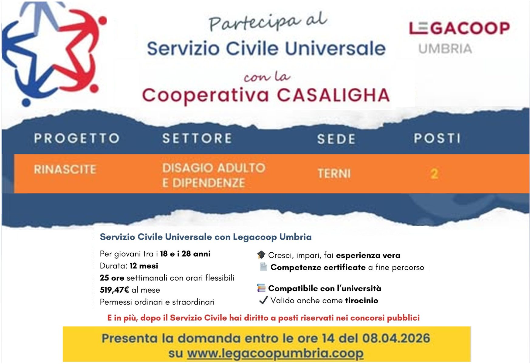 Scadenza prorogata al 16.04.2026